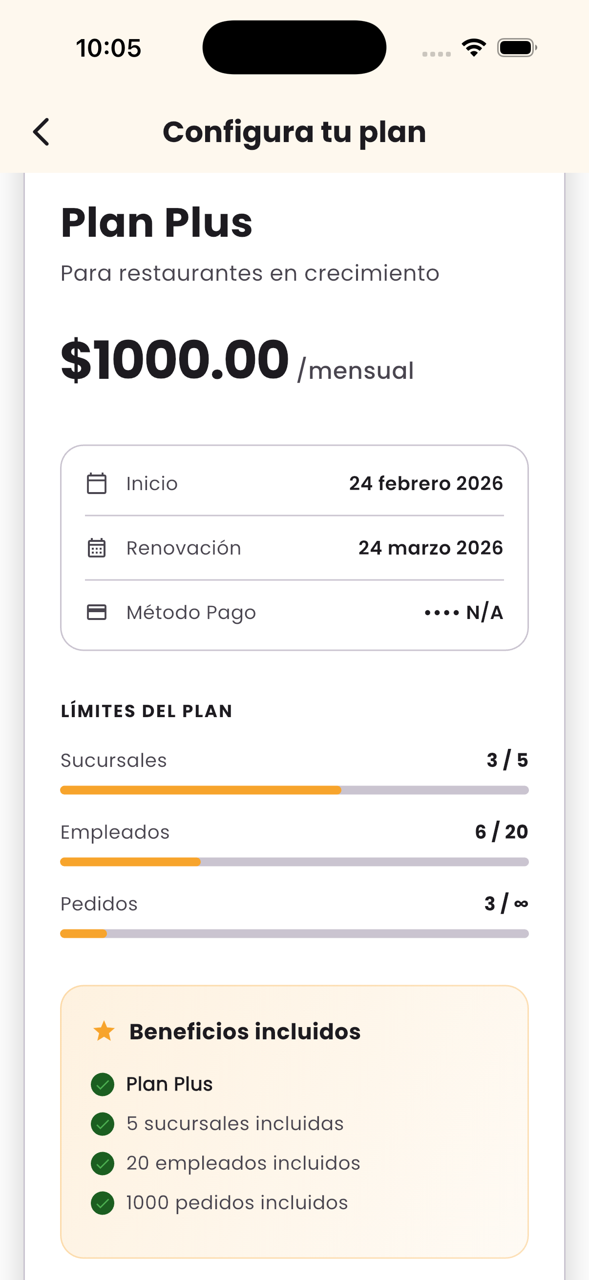 Maneja tu plan desde tu celular